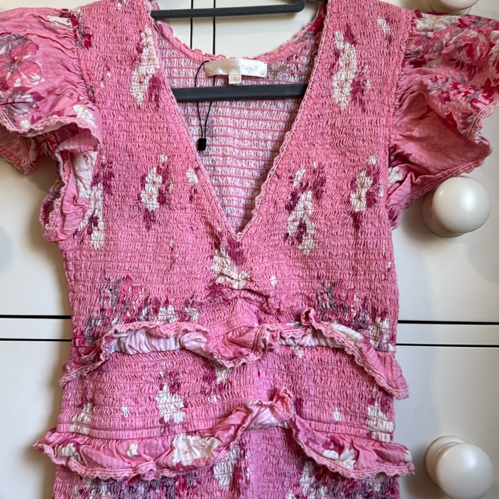 Loveshackfancy - Sonora Dress in Raspberry - Picture 13 of 16